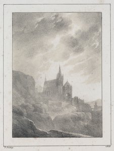 Katedral by Jean-Baptiste Isabey