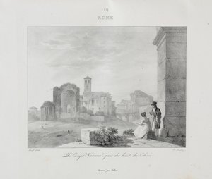 1822'de İtalya'ya Yolculuk by Jean-Baptiste Isabey