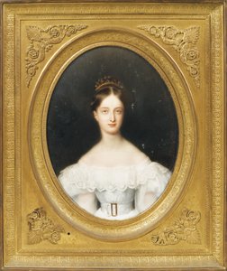 Orléans Prensesi Clémentine 1817-1907, Saxe-Coburg ve Gotha prensesi, 1830 by Jean Baptiste Joseph Duchesne
