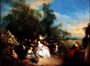 Ülkede Dinlenme by Jean Baptiste Joseph Pater