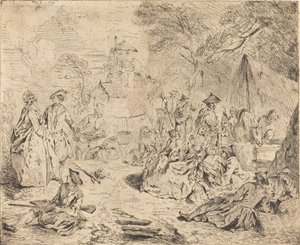 Birlikler Dinleniyor by Jean Baptiste Joseph Pater
