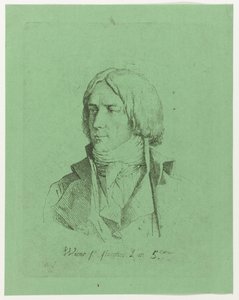 Bilinmeyen bir genç adamın portresi by Jean Baptiste Joseph Wicar