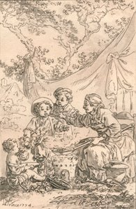Le Gut, 1774. by Jean Baptiste Le Prince