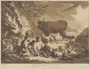 O Çiftçiler Ne Kadar Mutlu Olabilir, 1768 by Jean Baptiste Le Prince