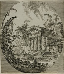 Augustus Tapınağı by Jean Baptiste Le Prince