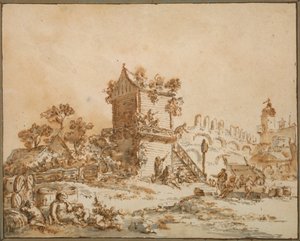 Moskova Tavernası, c. 1773. by Jean Baptiste Le Prince