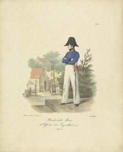 Sağlık Memuru, 1820-1825 Hollanda Ordusu. 1. Sağlık Memuru Hollanda Krallığı