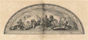 İspanya Galeri önünde Salon de la Guerre Askı (İspanya, Savaş Salonunun Merkezi Galeri Karşısı) [pl. 38]