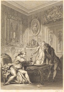 Büyülü kesim by Jean Baptiste Michel Dupreel after Jean Honoré Fragonard