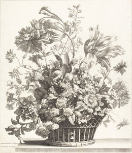 Bahar Çiçekleri Sepeti by Jean Baptiste Monnoyer