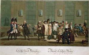 Bir Vatanseverin Kahve Evi (1. baskı) (19. yüzyıl) by Jean Baptiste Morret