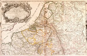 Batı Almanya ve Hollanda Haritası