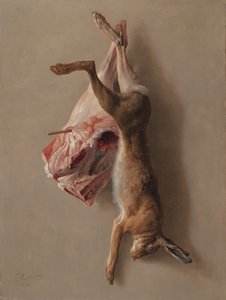 Tavşan ve Kuzu Budu by Jean Baptiste Oudry