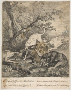 Tilki Avı, 1736. by Jean Baptiste Oudry