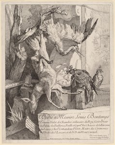 cephe parçası by Jean Baptiste Oudry