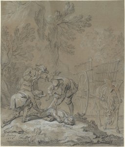 Ragotin delinin ebeveynleri tarafından bağlı by Jean Baptiste Oudry