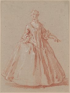 duran kadın by Jean Baptiste Oudry
