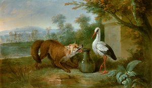 Tilki ve leylek Jean de la Fontaine