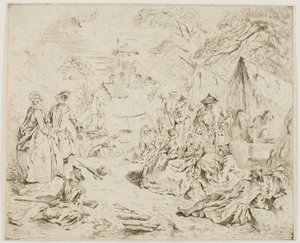 Birlikler Dinleniyor by Jean Baptiste Pater
