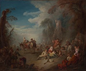 Dinlenmedeki Birlikler, ca. 1725.