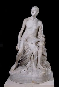 Oturan Voltaire Heykeli (1694-1778) 1776 (mermer)