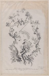 Çin Süsleri Yeni Bir Kitap. J. Pillement, 1755 tarafından icat edildi ve kazındı,