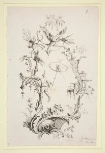 Çin Süsleri Kitabı, 6 sayfa by Jean Baptiste Pillement