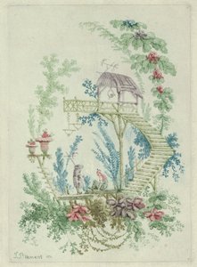 Yeni Çin Çizimleri Defterleri Paketinden Chinoiserie, 1790-99.