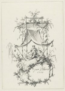 Chinoiserie tarzında kompozisyon by Jean Baptiste Pillement