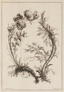 çiçek dalı by Jean Baptiste Pillement