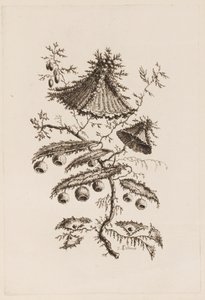 "Fleurs Persanes" den Çiçek Dalı by Jean Baptiste Pillement