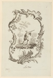 "Beş Duyu" dan Görünüm by Jean Baptiste Pillement