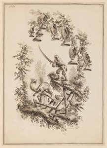 Plaka 8, "On İki Balıkçı ve Avcı Odası" by Jean Baptiste Pillement