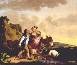 rustik flört by Jean Baptiste Pillement