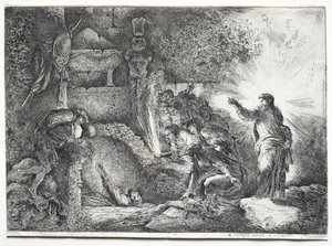 Lazarus'un Dirilişi by Jean Baptiste Pillement