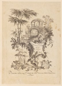 Başlık Sayfası, "Farklı Çin Panellerinin Koleksiyonu" by Jean Baptiste Pillement