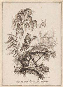 Başlık Sayfası, "On İki Balıkçı ve Avcı Süiti" by Jean Baptiste Pillement