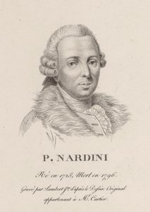 Kemancı ve besteci Pietro Nardini 1722-1793