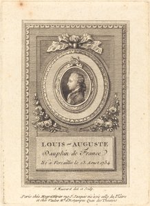 Louis-Auguste, Fransa Dauphin by Jean Baptiste Raphael Urbain Massard