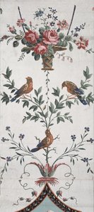 Arabesk duvar kağıdı tasarımı (detay) (ayrıca bkz. 254541) by Jean Baptiste Réveillon