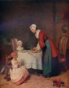 Le Benedicite Grace Etten Önce, c1740. 1911 by Jean Baptiste Simeon Chardin