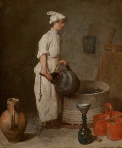 Mahzen Çocuğu, 1738 by Jean Baptiste Simeon Chardin