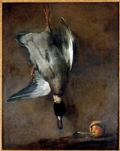 Ölü Ördek Tablosu Jean Baptiste Simeon Chardin (1699-1779) 18. yüzyıl Gien, Musée de la Chasse by Jean Baptiste Simeon Chardin