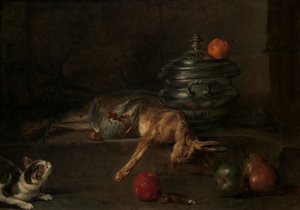 Gümüş Tureen, ca. 1728-30. by Jean Baptiste Simeon Chardin
