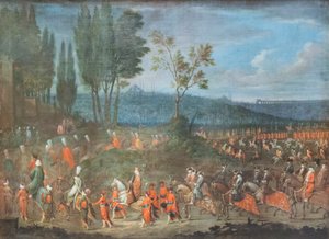 Büyükelçilik alayı by Jean Baptiste Vanmour