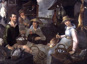 Pazar Tezgahı by Jean Baptiste de (attr. to) Saive