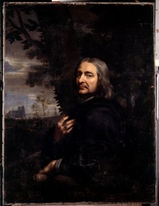 Philippe de Champaigne, sanatçının amcası (1602-1674) Kaybolan bir otoportrenin kopyası. Jean Baptiste de Champaigne (1631-1681) 1668 Sun tarafından tablo. 1,2x0,9 m