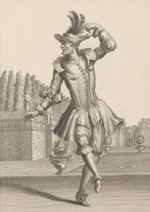 Du Moulin, Köylü Kıyafetinde Operada Dans Eder,.n.d. by Jean Berain