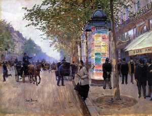 taksi çağırmak by Jean Beraud