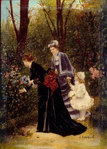 Bahçede. Jean Beraud